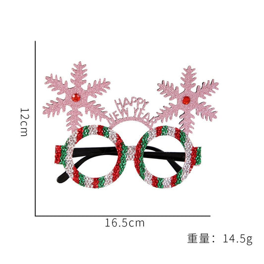Pink Snowflake Glasses