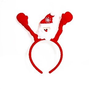 Raised Hand Santa Headband Head Bopper 20x22cm
