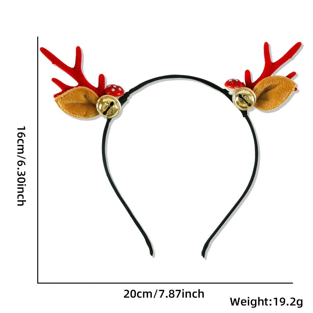 Red Antler Bell Headband 16*20cm