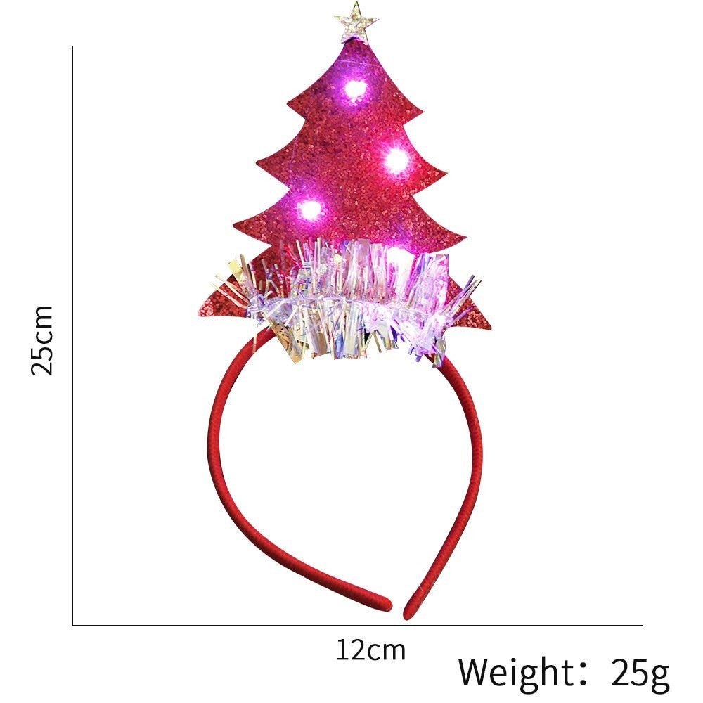 Red Christmas Tree Headband 25*12.5cm