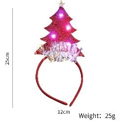 Red Christmas Tree Headband 25*12cm