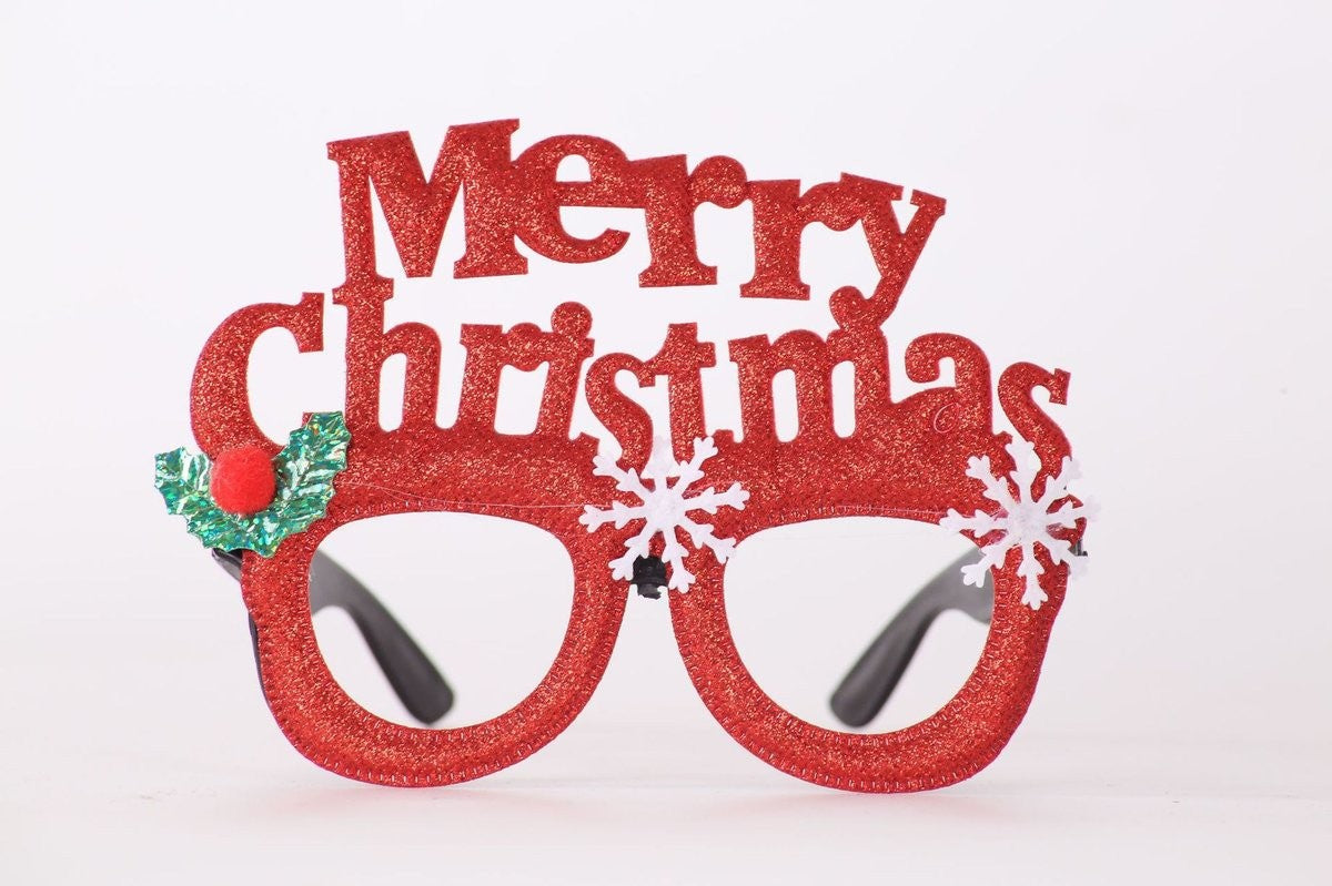 Red English Glasses