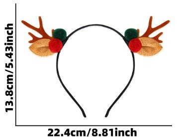 Red Gem Bow Tie Red Antler Headband 9