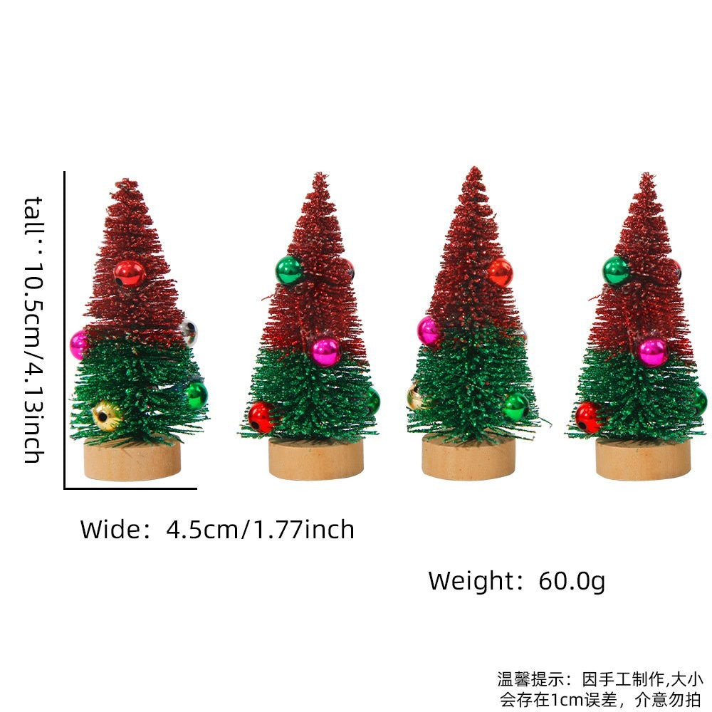 Red Green Gradient Bell Style (4-Pack) Tree