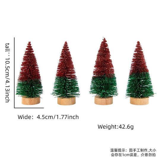 Red Green Gradient Style (4-Pack) Tree