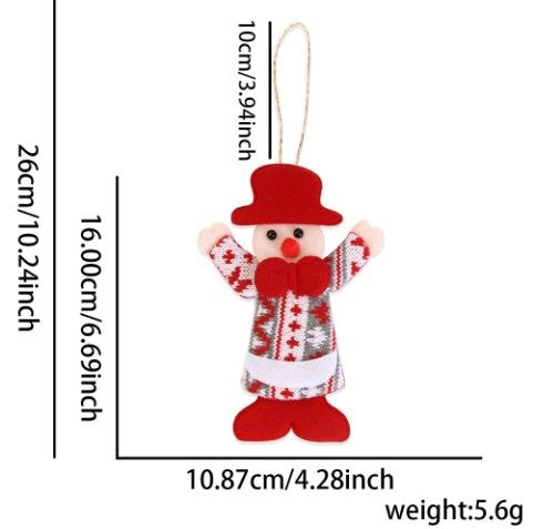 Red Hat Fluffy Clothing Small Figure Ornament