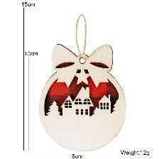 Red Plaid House Style Hanging Sign