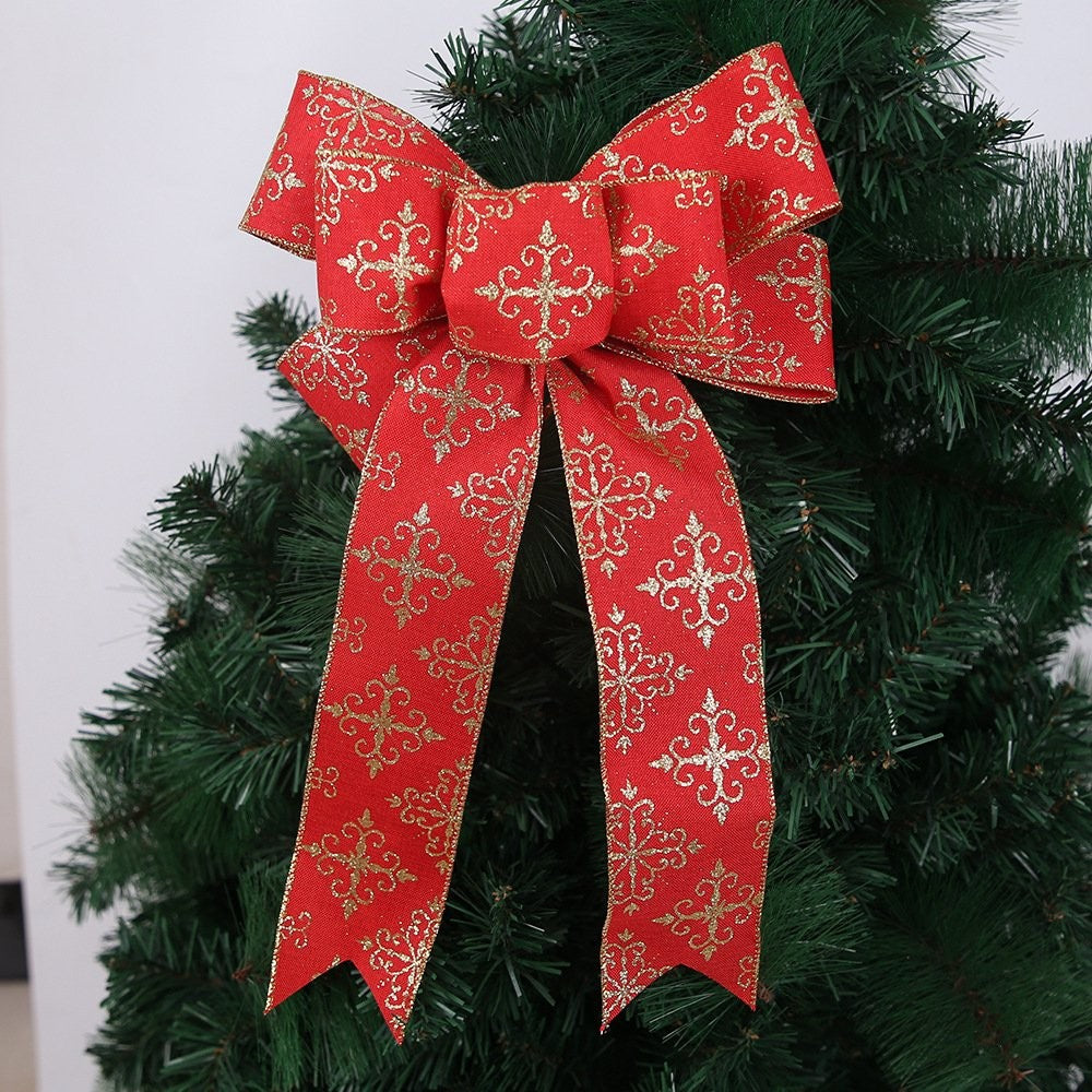 Red Printed Bow (Small)