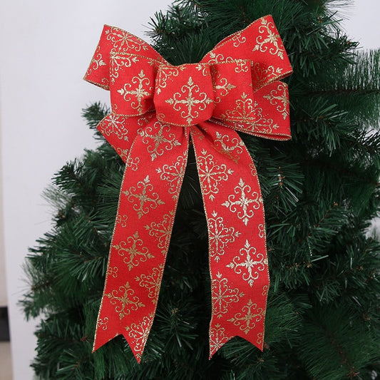 Red Printed Bow (Small)