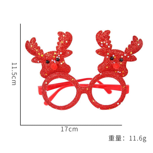Red Reindeer Glasses