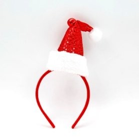 Red Sequin Hat Head Bopper