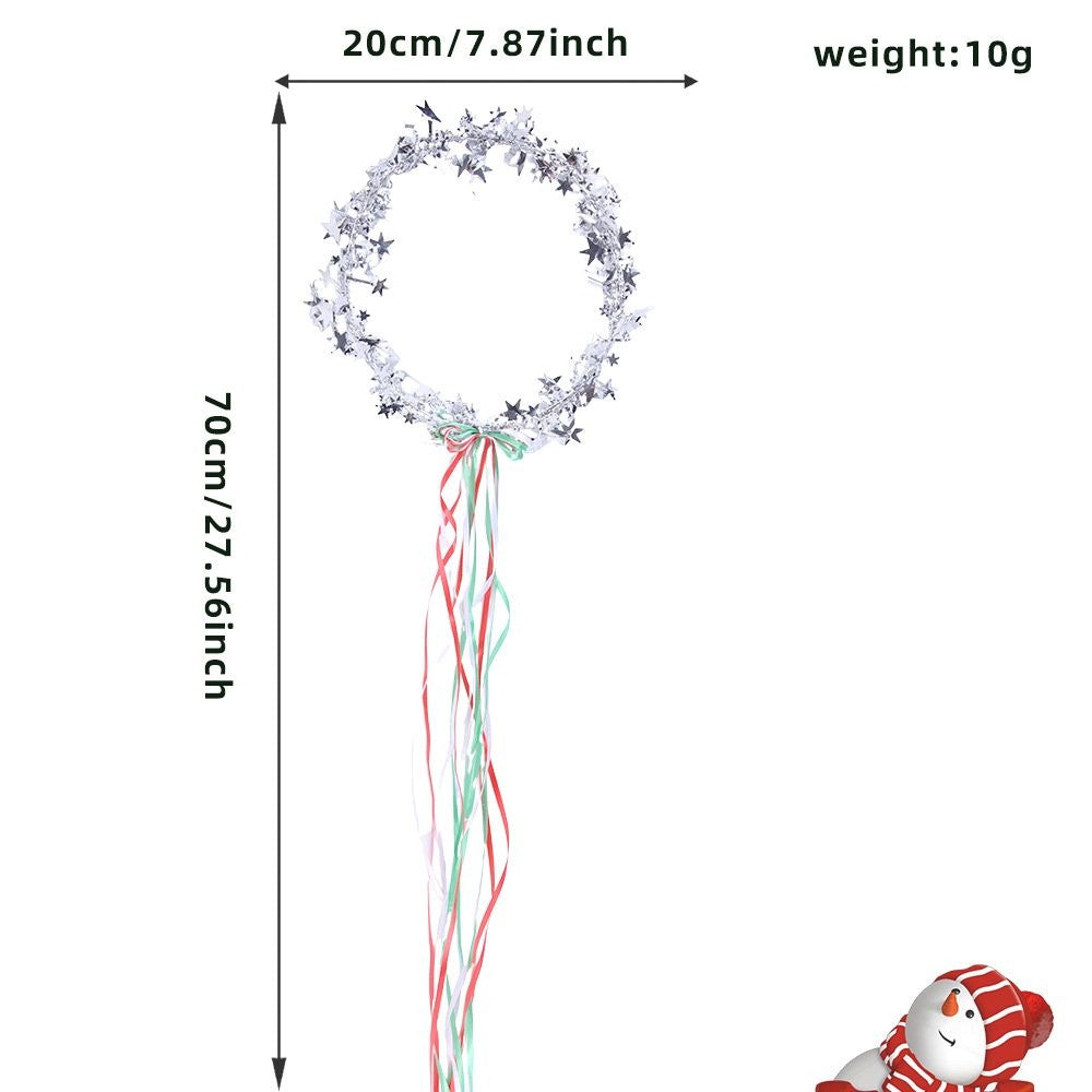 Red Star Christmas Head Ring Ornament 3