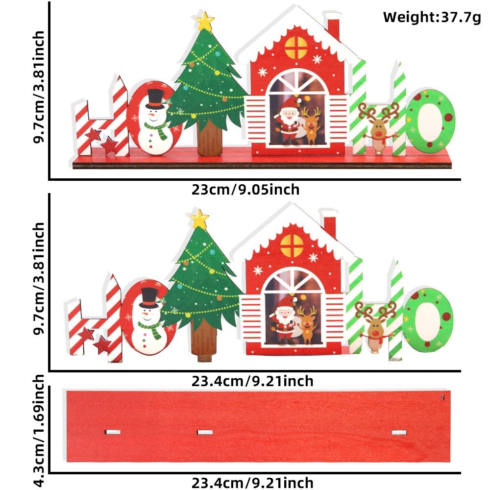 Reindeer Santa Christmas Tree Ornament 2