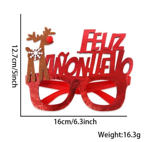 Reindeer Silver Spanish Glasses 5