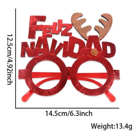 Reindeer Silver Spanish Glasses 7