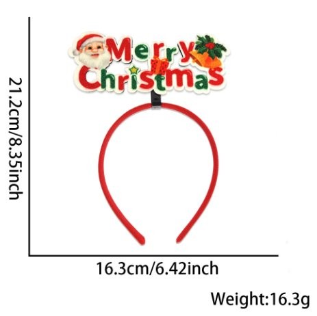 Santa Bell Letter Headband