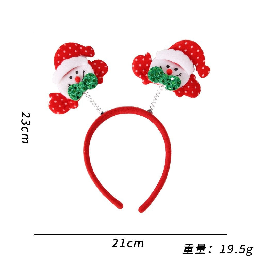 Santa Claus + Bow Headband