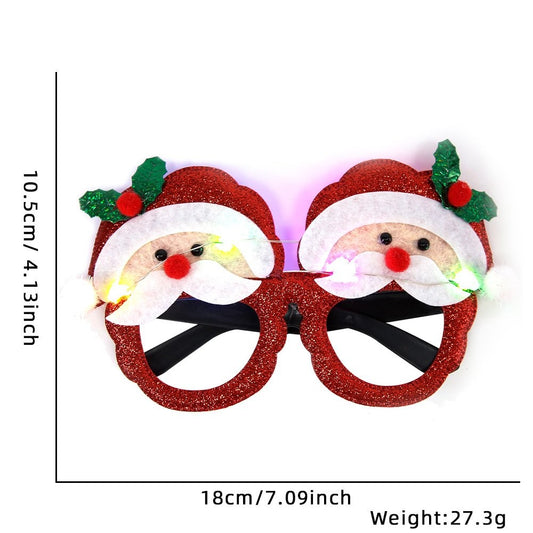 Santa Claus Glasses (with LED)