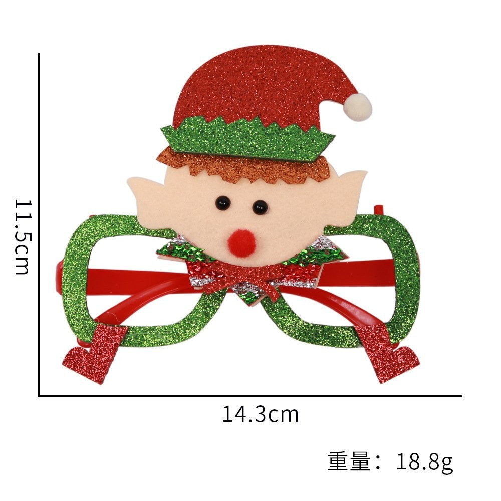 Santa Claus Green Glasses