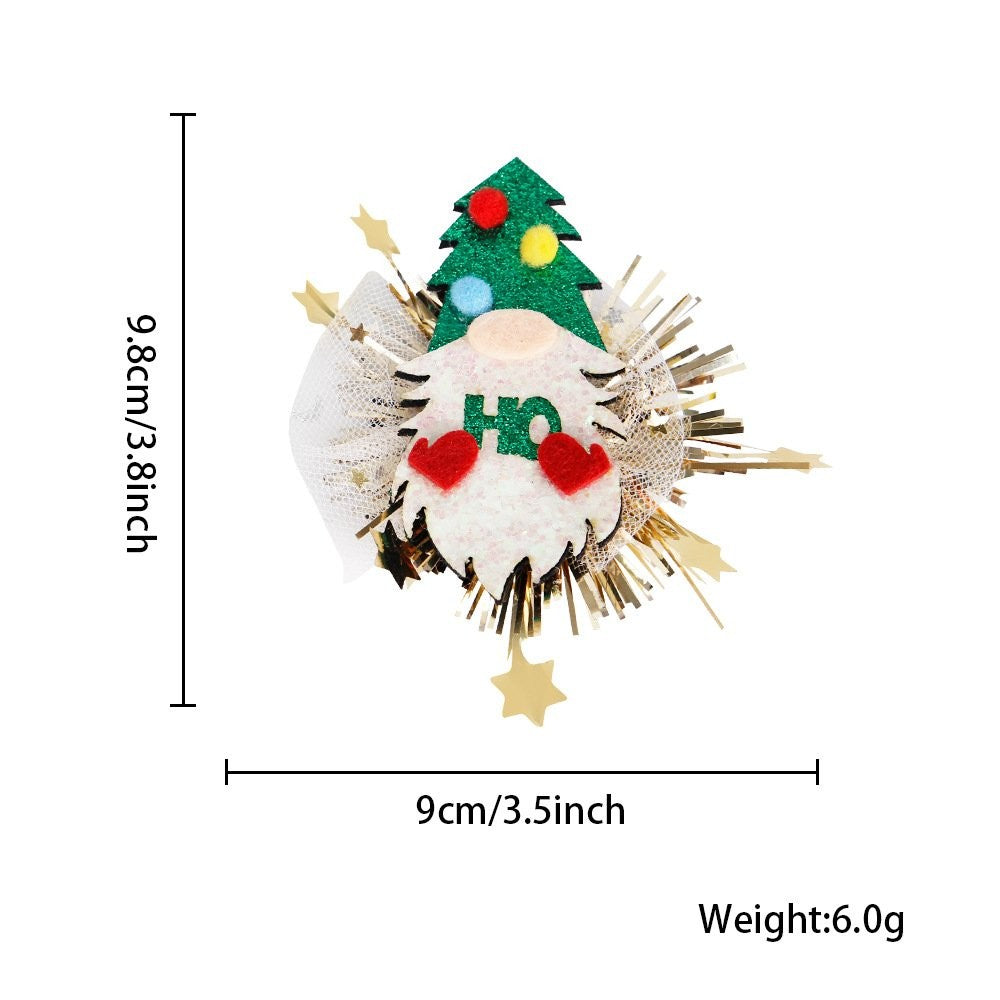 Santa Claus Hair Clip 12