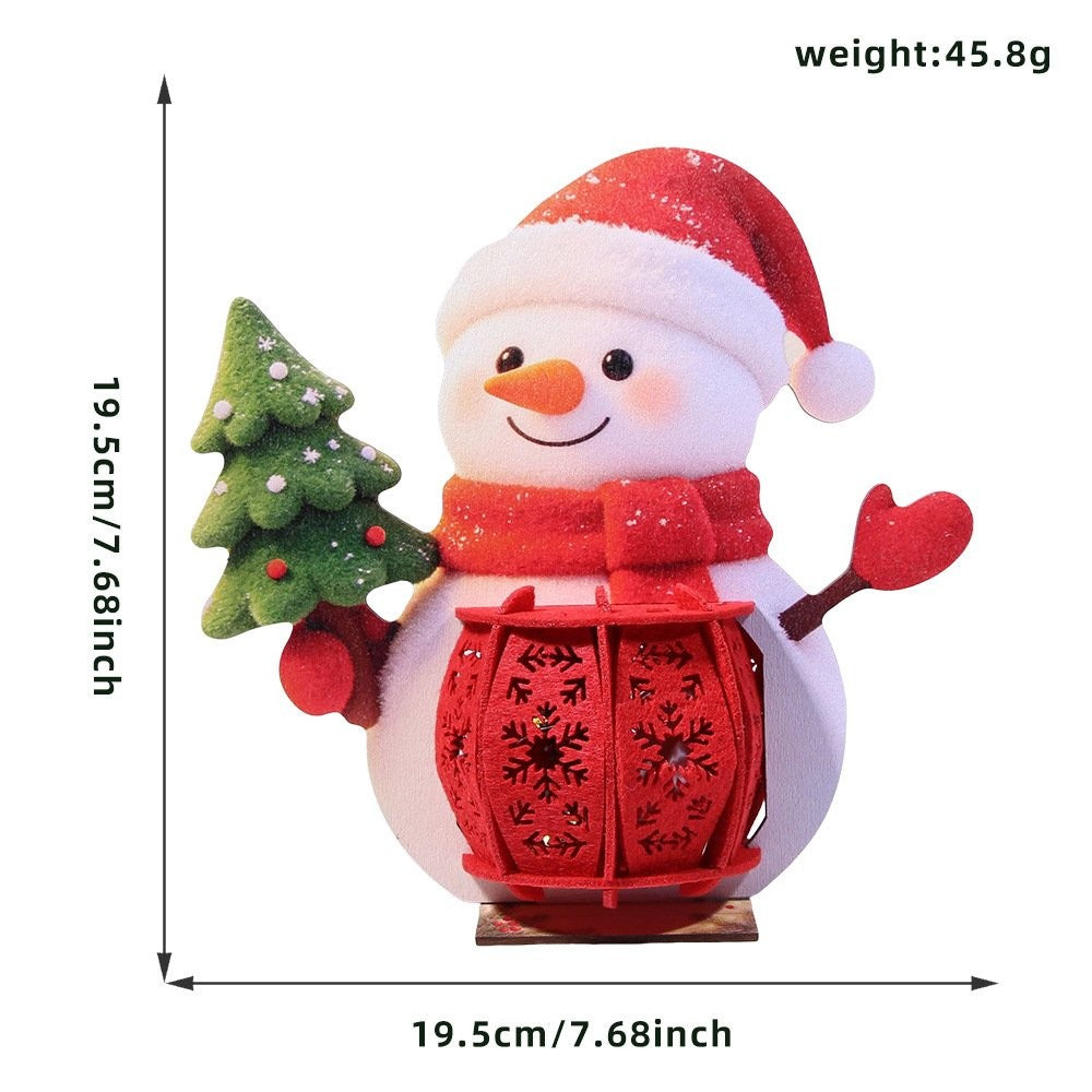 Santa Claus LED Cage Figurine (Without LED) Ornament 3