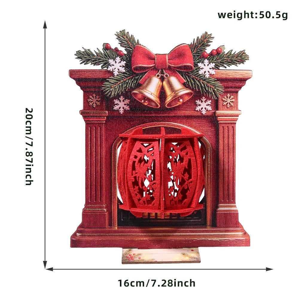 Santa Claus LED Cage Figurine (Without LED) Ornament 5