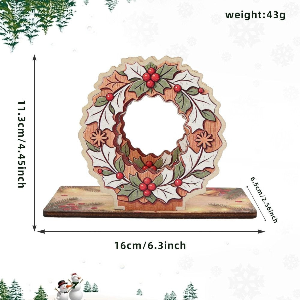 Santa Claus Paper Towel Rack Ornament 3