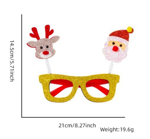 Santa Claus Reindeer Glasses