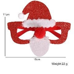 Santa Hat Glasses 11*16cm
