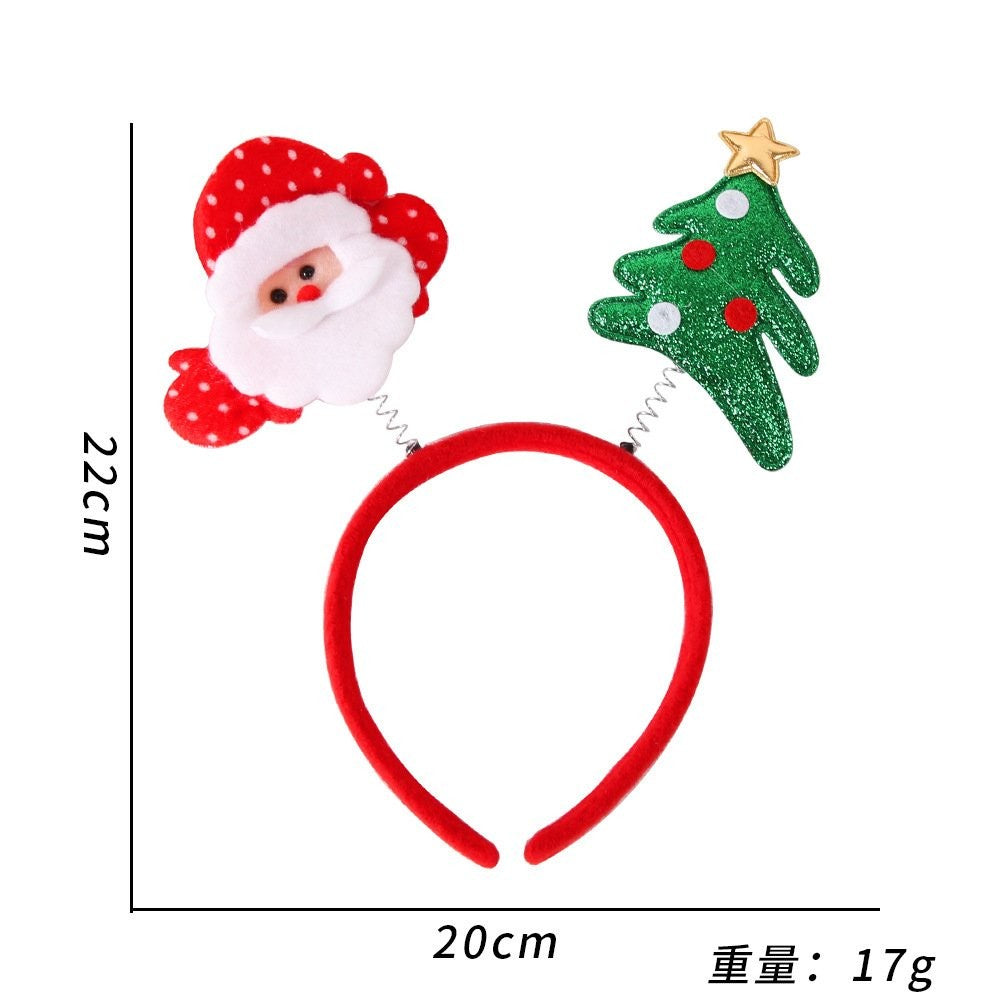 Santa + Tree Headband