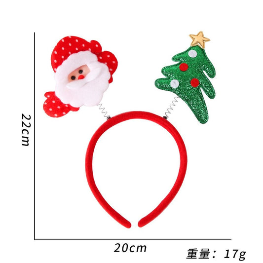Santa + Tree Headband