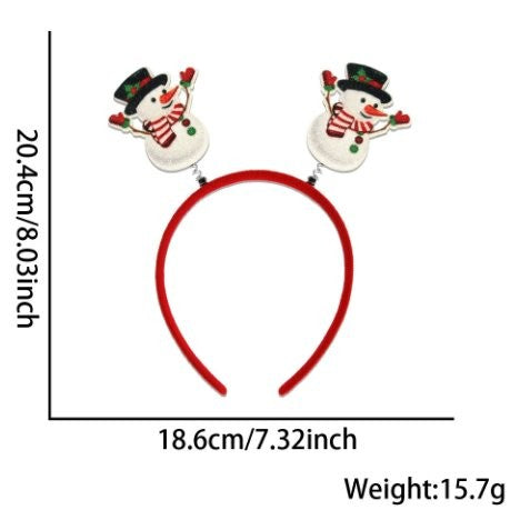 Scarf Snowman Headband