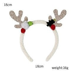 Silver Antler Headband 18*18cm