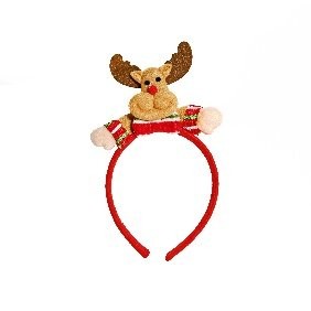 Single Head Reindeer Headband Head Bopper