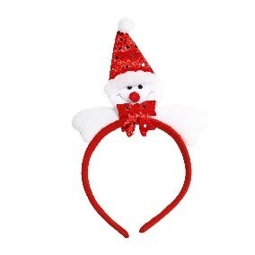 Single Head Snowman Headband Head Bopper