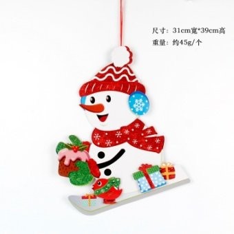 Snow Snowman Wreath
