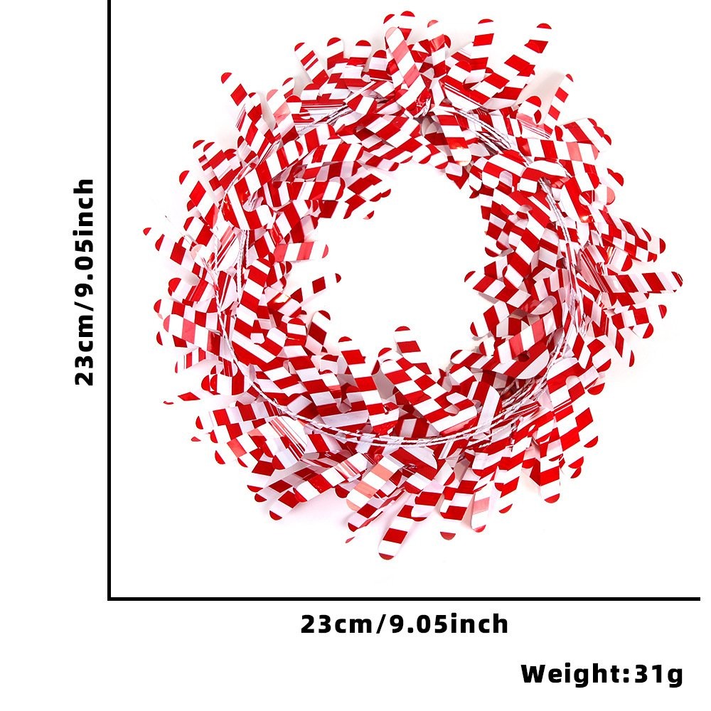Snowflake Tinsel Iron Wire Length Approx. 7.5M 2