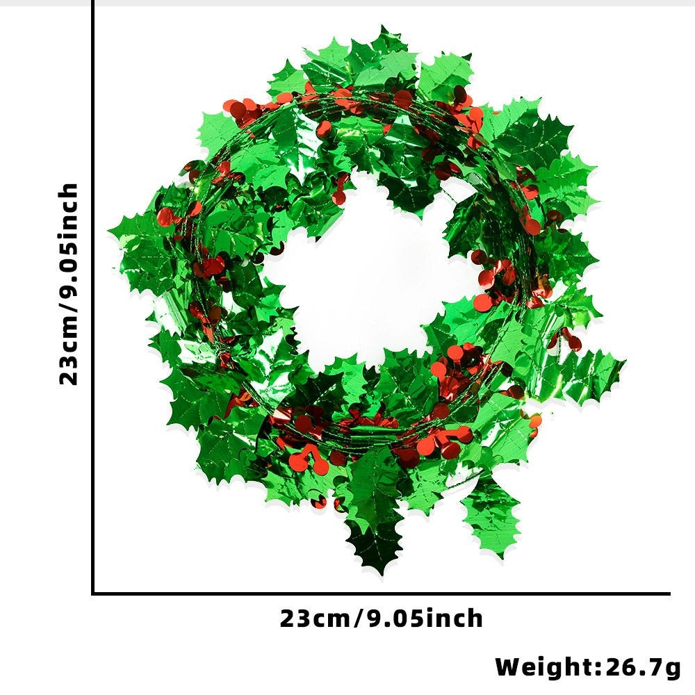 Snowflake Tinsel Iron Wire Length Approx. 7.5M 3