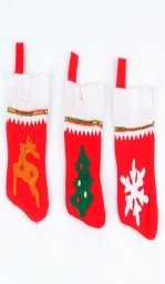 Standard Non-Woven Fabric Sticker Flower Small Stocking