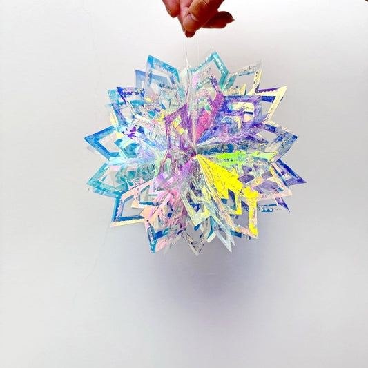 Star Bauble (J-B0408) Hanging Ornament