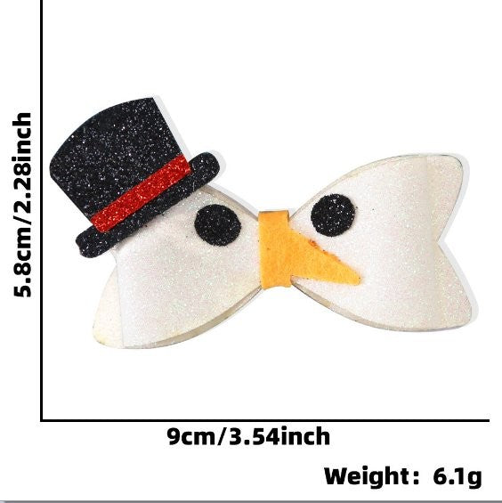 Star Bow Hair Clip 5.8*9cm