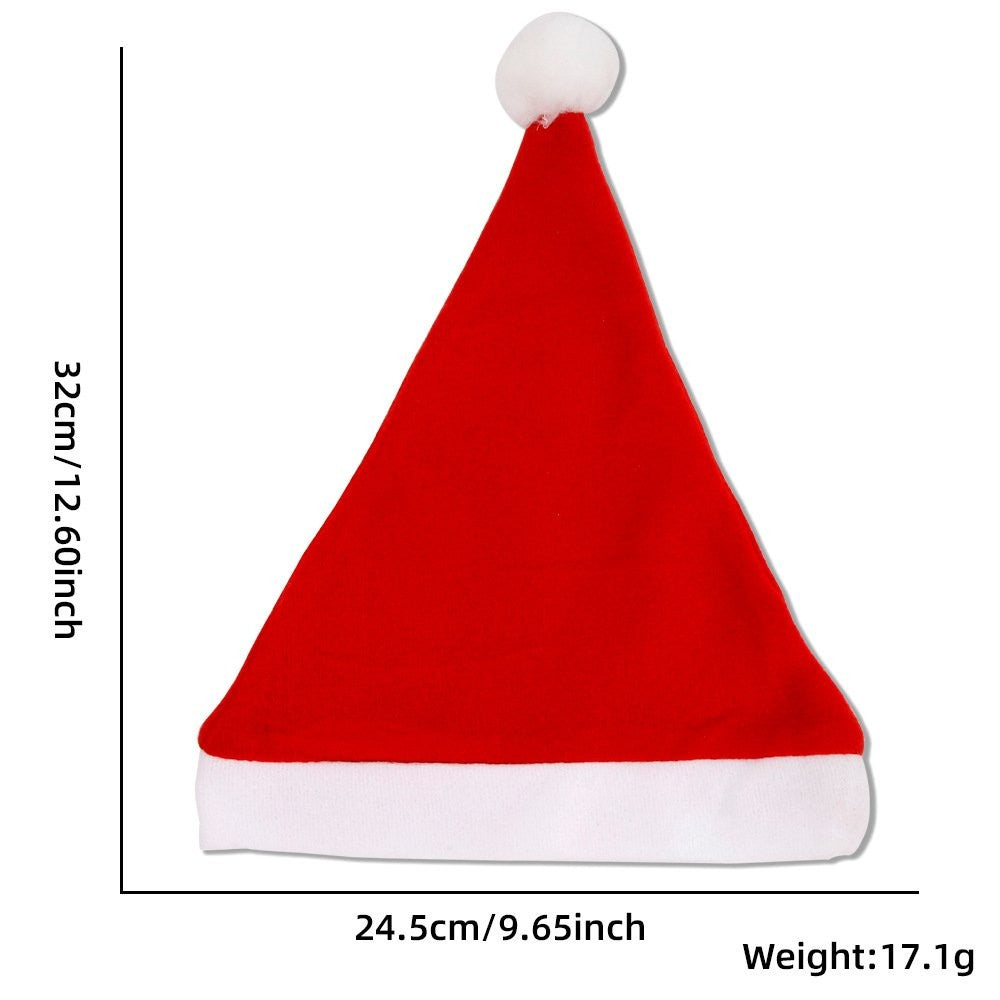 White Bauble Red Santa Hat