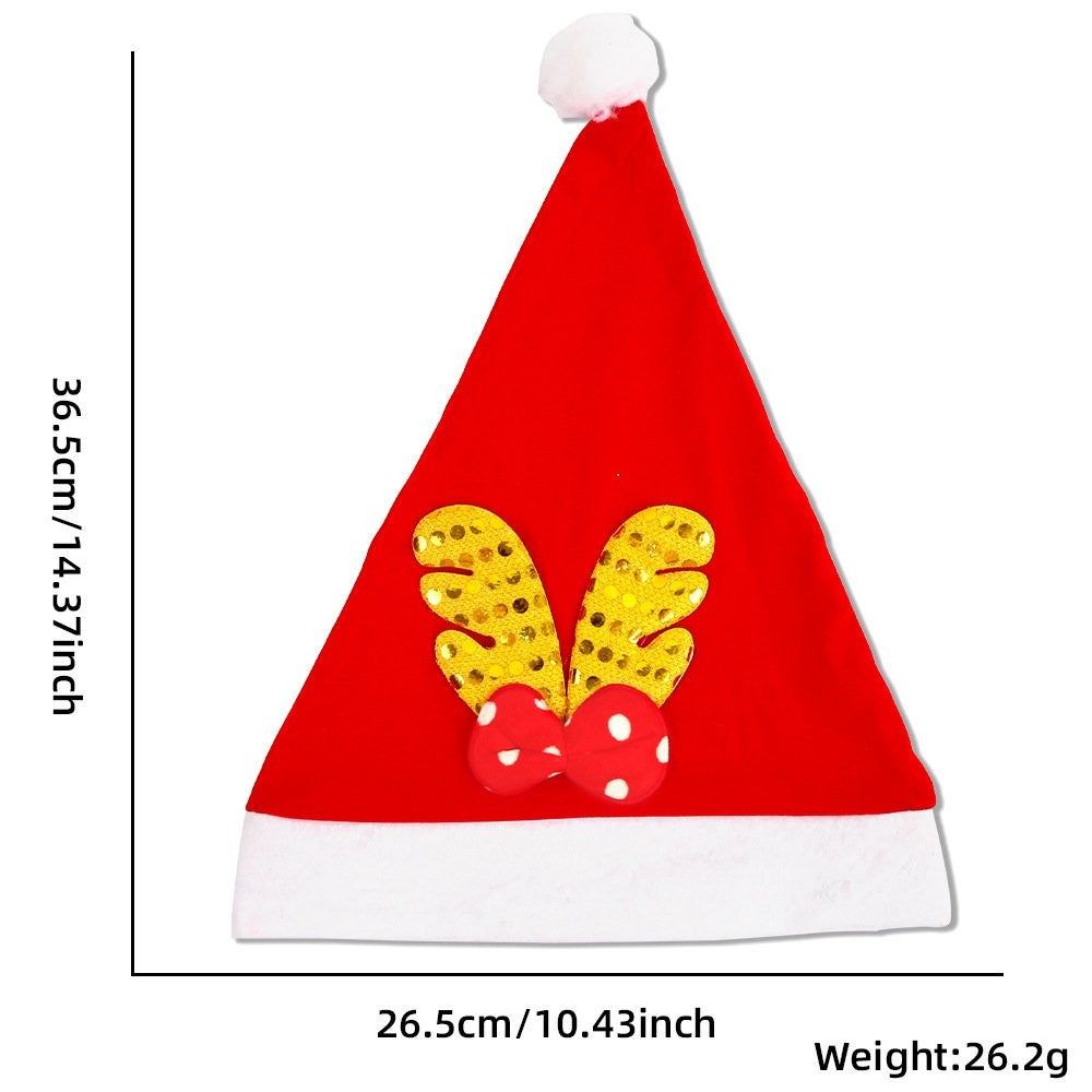 White Bauble Red Santa Hat 2