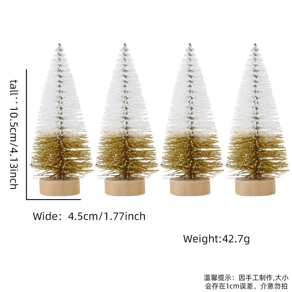 White Gold Gradient Style (4-Pack) Tree