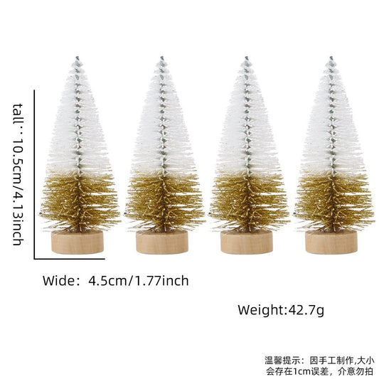 White Gold Gradient Style (4-Pack) Tree