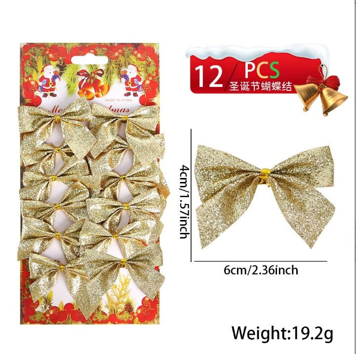 White Small Bow (12 Pc / Board) 3