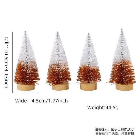 White Yellow Gradient Style (4-Pack) Tree