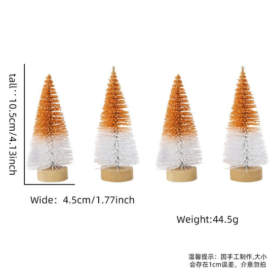 Yellow White Gradient Style (4-Pack) Tree